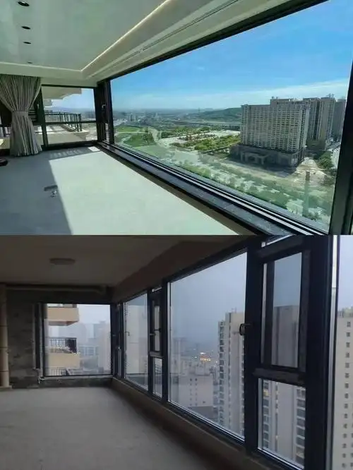 阳台封窗#超大落地玻璃可以用!   但不推荐一般家庭使用.