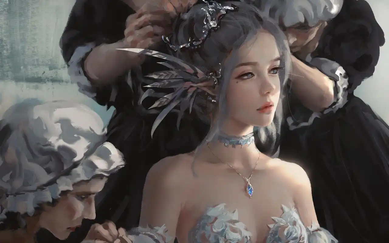 漫画鬼刀ghost blade by wlop高清壁纸