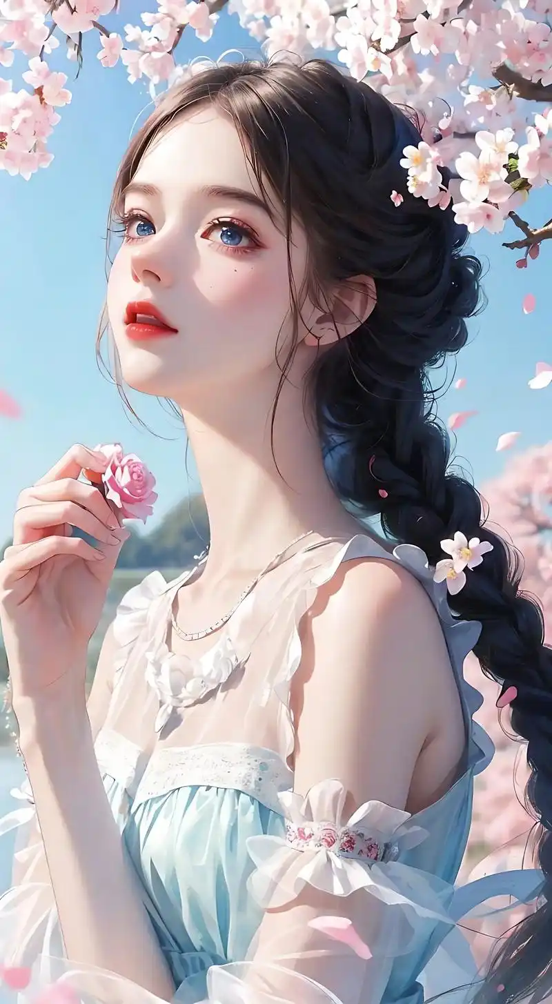 美出高级感 #手机墙纸 #梦幻花仙 #古装仙女插画图集 - 抖音