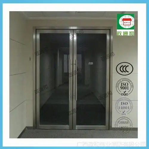 不锈钢玻璃门 不锈钢框玻璃门扇防火门