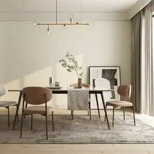 80迷迭香满地521淘宝8d新中式壁布电视背景墙淡黄暖色系山水壁画