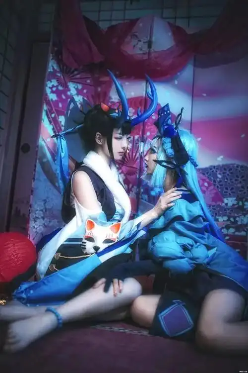 cos俩位小姐姐大长腿阴阳师cp组合cos