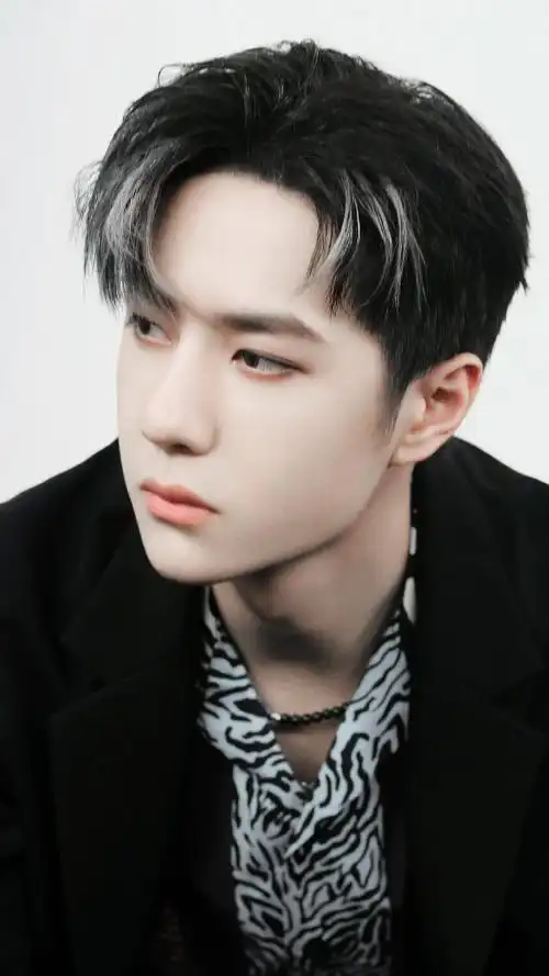 王一博灰白挑染##王一博