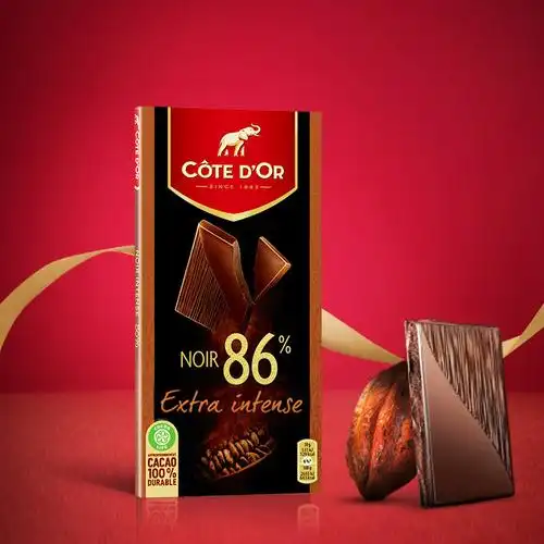 le conté 金帝 纯可可脂巧克力片 100g 9.