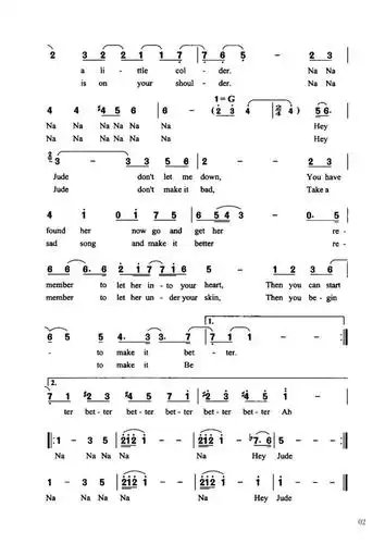 合唱| hey jude!背后的故事~(内含简谱分享)