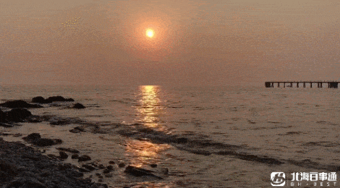 约上最靓的北海妹去海边看日落吧