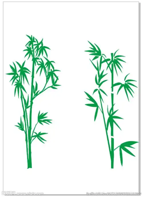 竹子矢量图图片