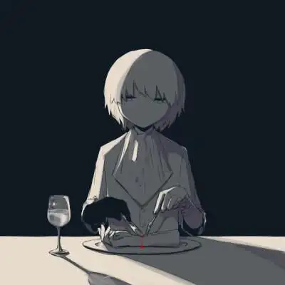 岛国一位画小清新黑暗系的画师,画的负能量插画,你被致郁了吗アボガド