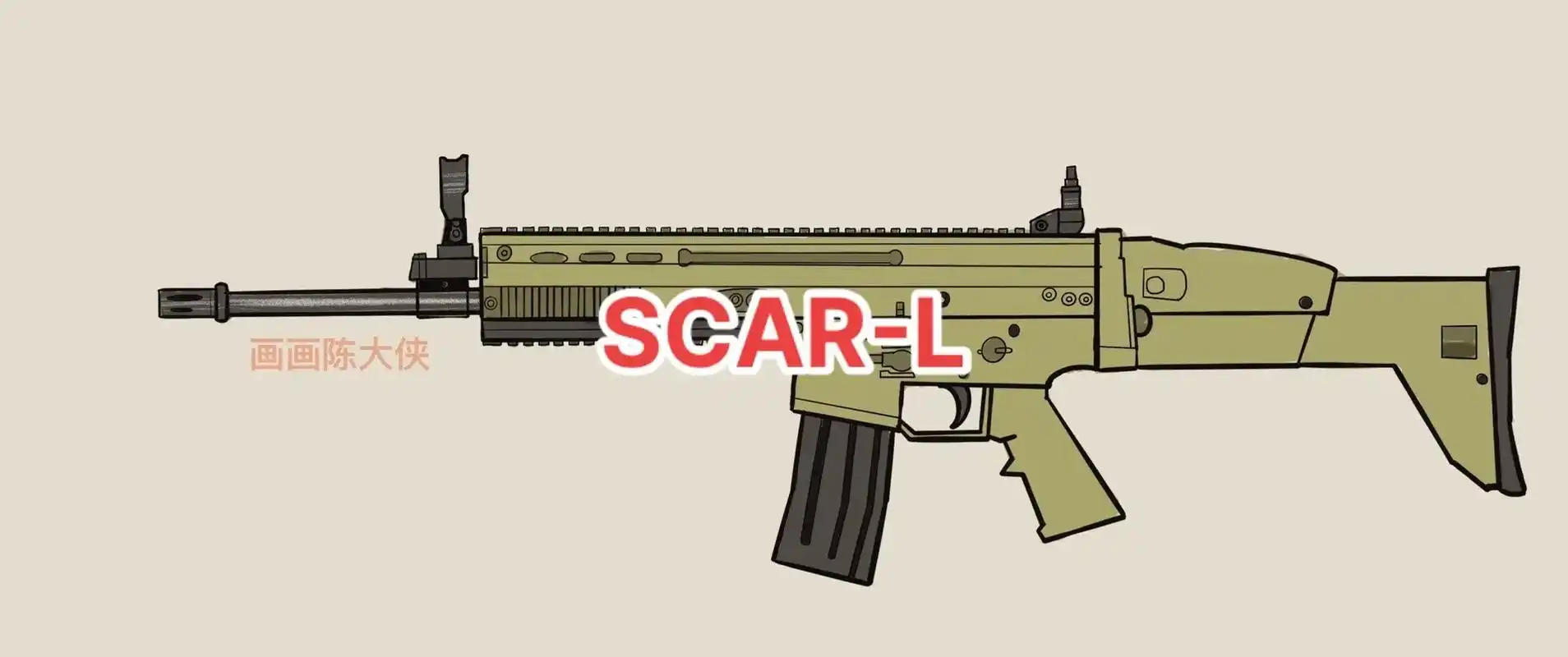 创作灵感 #画枪简笔画 #画枪 #画枪教程 #枪怎么画 - 抖音