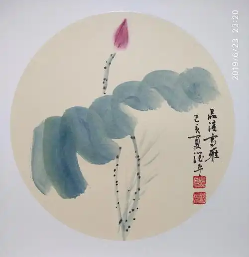 王润平老师国画花鸟团扇小品欣赏 - 美篇