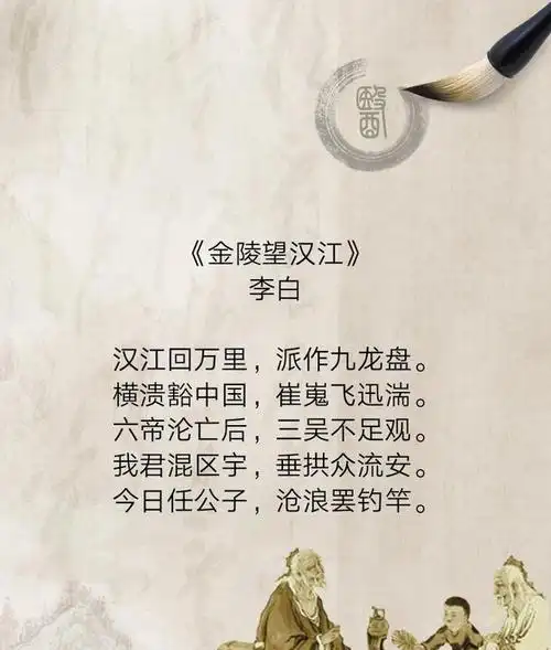 李白这九首写长江的诗雄浑壮美气势磅礴很多人都会背