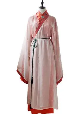 鸣皋堂仿复原东汉直裾襜褕交领直裾袍垂胡大襟袍服《极相思》