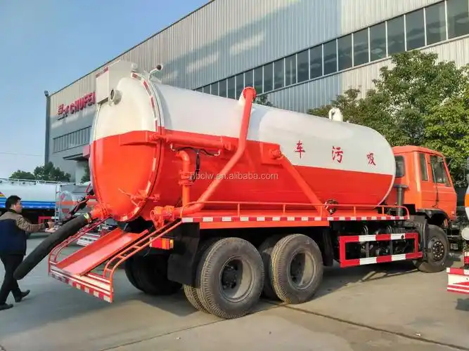 污水真空吸入卡车东风 18cbm 下水道罐车