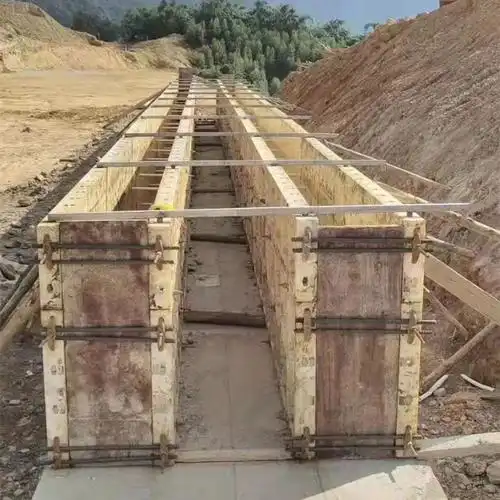 排水沟模板混凝土排水沟模板塑料模板技术分享