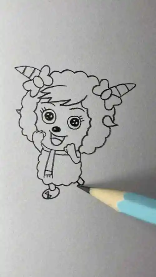 画美羊羊