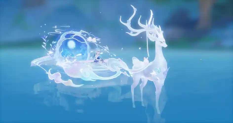 蓬莱仙鹿太浪漫,2024情人节必选礼物!梦幻西游三维版