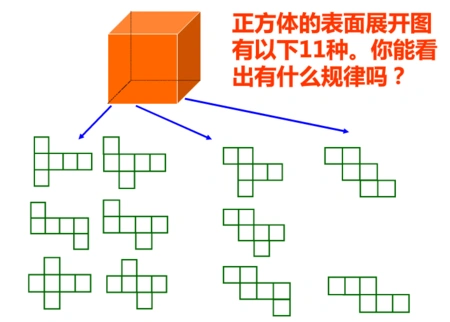 一个长方体和正方体各有几种不同的展开图?