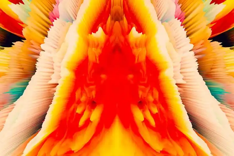 48款潮流抽象炫彩爆炸炸裂创意海报设计背景图片素材eruption–48