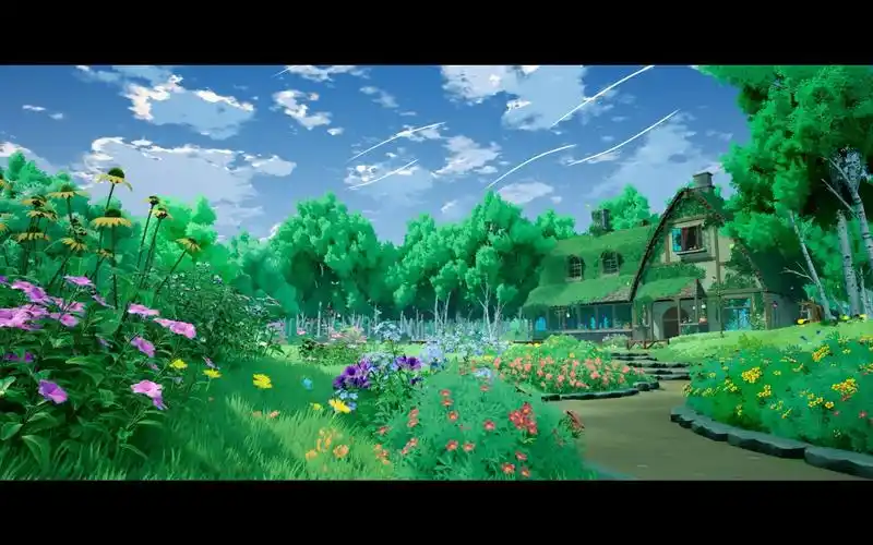 ue 风格化场景练习 魔女之家