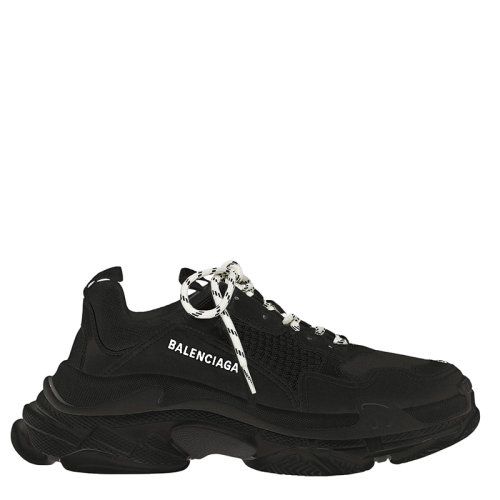 【包税】balenciaga/巴黎世家 2021年新款 triple s系列 女士黑色双重