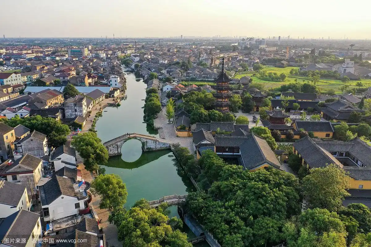 吴江盛泽古镇高视角