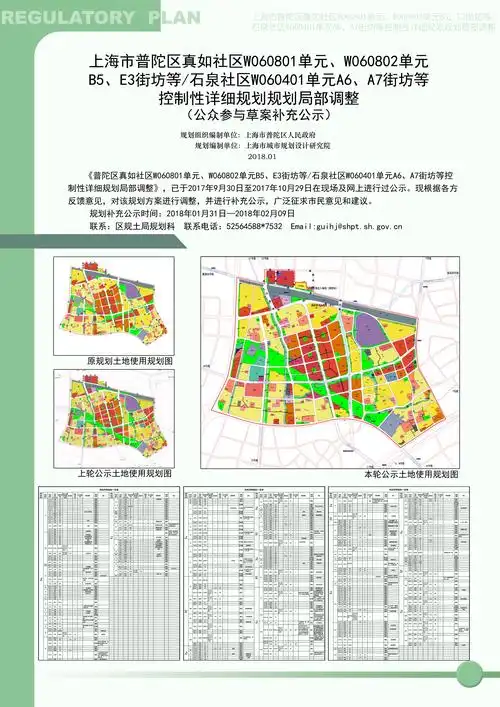 普陀区真如社区w060801单元w060802单元b5e3街坊等石泉社区w060401