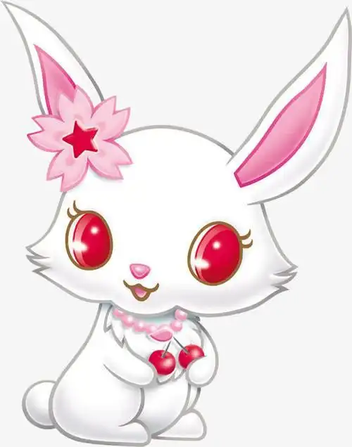 卡通兔子简笔画的图片超多q版可爱卡通小兔子表情素材小兔子 小朋友们