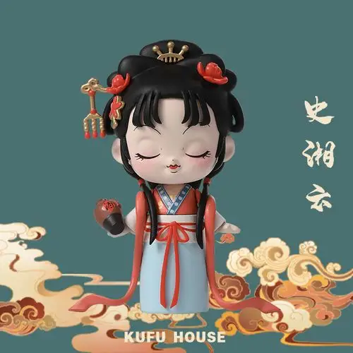 正版红楼梦盲盒chynee开辟鸿蒙中国国风古风人物潮玩盲盒