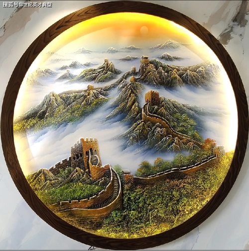 漆绘河流山川雕琢琼台楼阁记实力派艺术漆浮雕大师草原野马