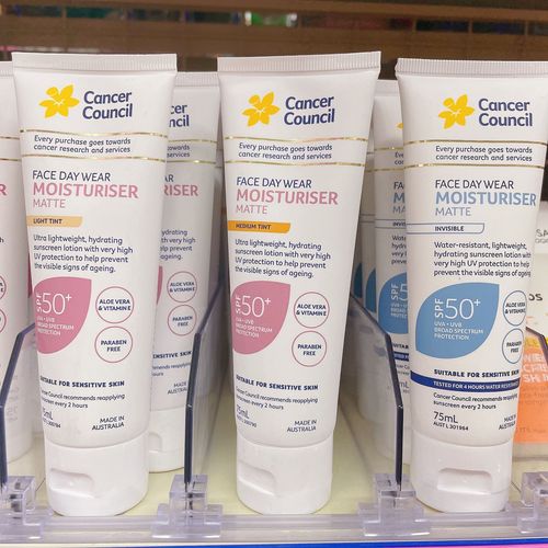 澳洲代购直邮cancer council国名防晒霜matte哑光款75ml日常/防