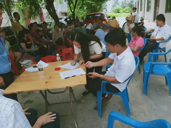 灵山镇东营村委会上洋村民小组集体产权制度改革会议