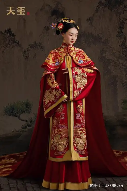 天玺·推荐# ——6款中式婚礼首选嫁衣