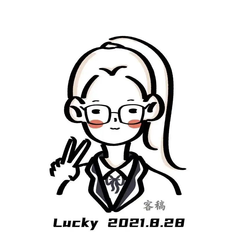 简笔画头像|扎马尾的小姐姐 一个可爱的小姑娘