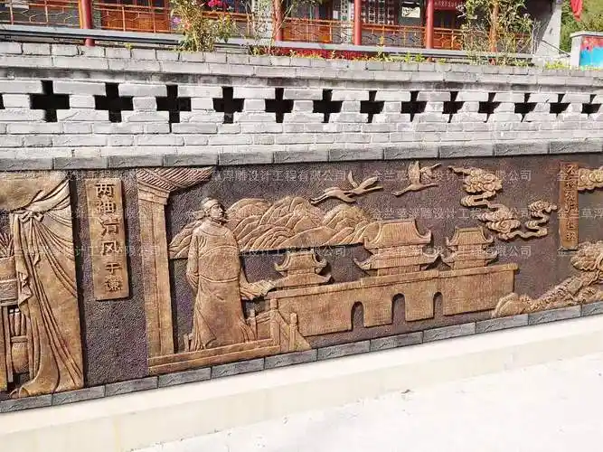 【案例】围墙浮雕(图)_浮雕设计定制公司-站酷zcool