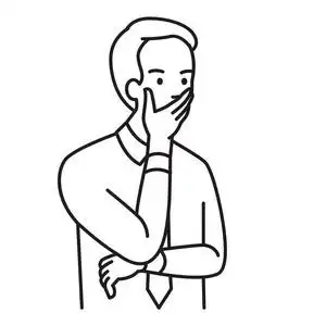 矢量插画肖像 chacter, 素描手绘草图设计, 简约风格照片