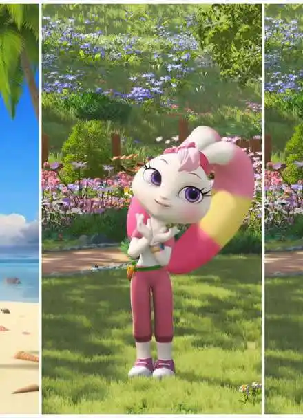 宇宙护卫队:彩虹兔在海边唱歌跳舞真的太精彩了