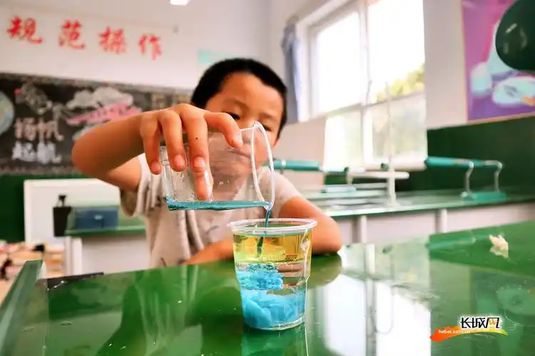 小学,依托学校团委搭建的"电力之光"科学实验室为顺平县86名留守儿童