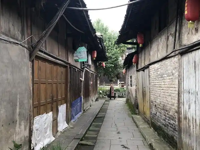 深秋游大邑县新场古镇