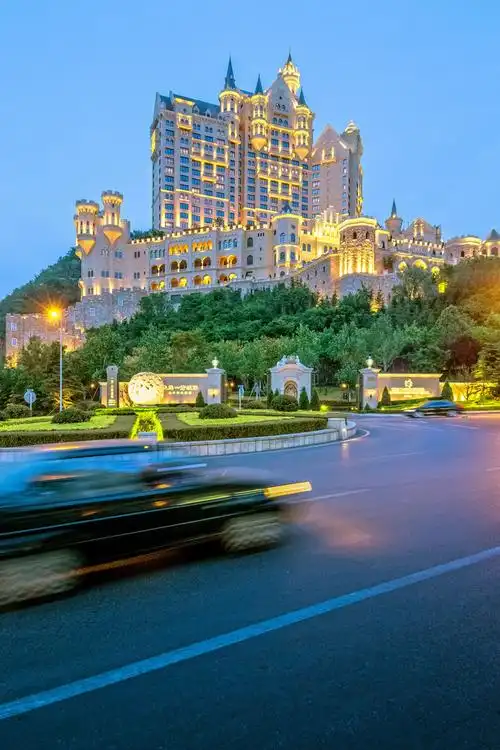大连城堡酒店夜景