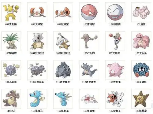 神奇宝贝进化大全