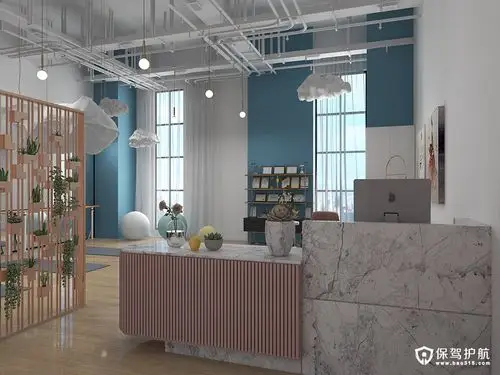 现代轻奢风舞蹈工作室装修效果图