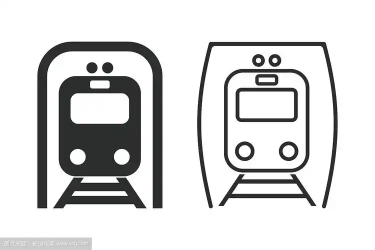 地铁-向量图标.