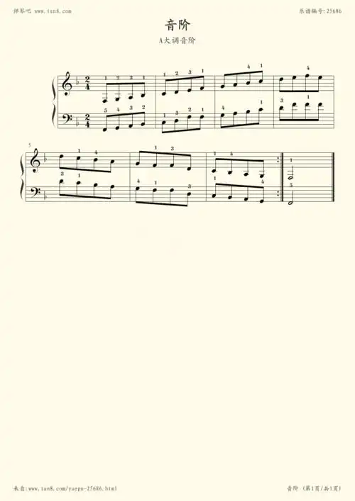 音阶 考级,钢琴谱》考级曲目|弹吧|钢琴谱|吉他谱|钢琴曲|乐谱|五线谱