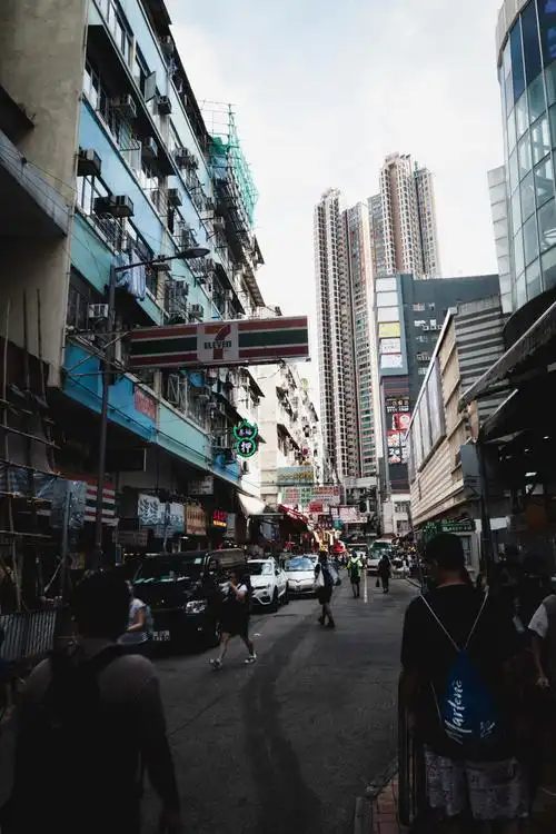 香港街头景色82020荃湾
