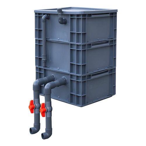 过滤鱼缸周转箱器沼泽室外水池滴流鱼池池水过滤设备