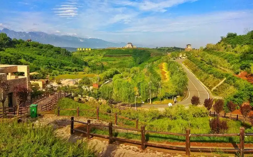 西安白鹿原影视基地!