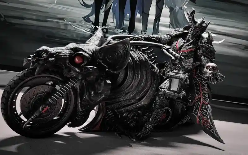 模玩 | vtoys死亡骑士蝙蝠摩托重涂