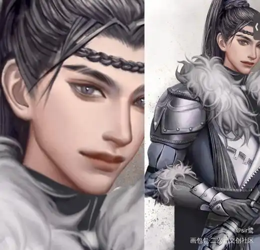 策安_将进酒萧策安萧驰野绘画作品