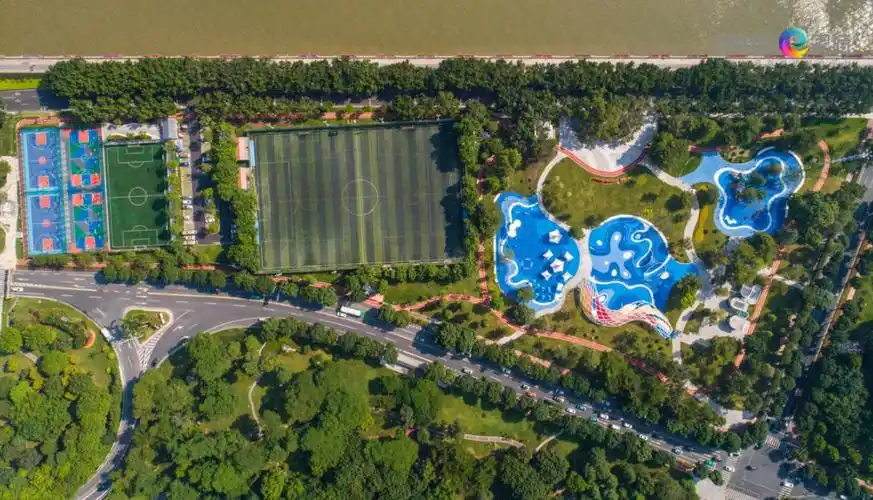 二沙岛体育公园开放打卡好用好玩智能器械体验不一样的户外运动