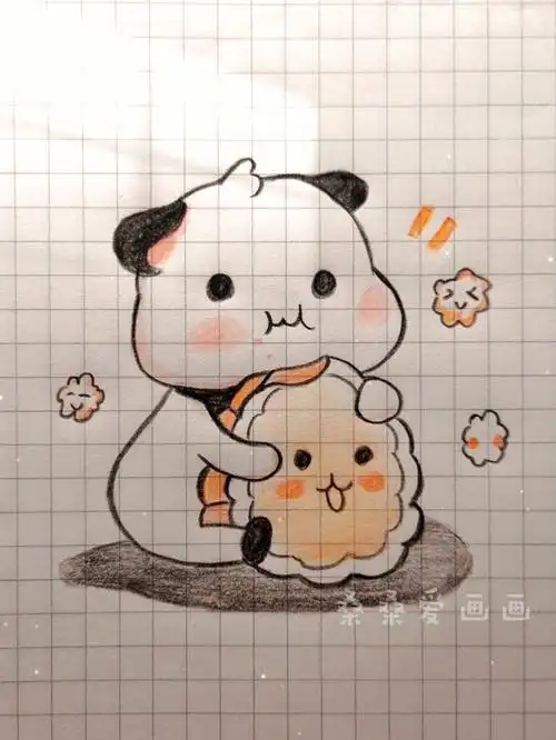 可爱团子简笔画教程